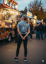 Load image into Gallery viewer, Guilt! &quot;Goat Mountain&quot; Tee, Gray/Blue, Limited Edition
