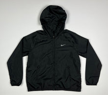 Load image into Gallery viewer, Women’s Pre-Owned Black Nike Essential Water Repellant Lightweight Full Zip Hooded Running Jacket, Size XL
