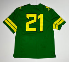 Load image into Gallery viewer, Youth Pre-Owned Green Nike Football Jersey #21, Size Youth Small (see measurements)
