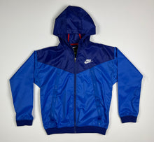 Load image into Gallery viewer, Youth Pre-Owned Blue Nike Full Zip Hooded Jacket, Size Youth XL
