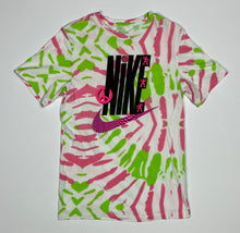 Load image into Gallery viewer, Women’s Pre-Owned Green, Pink &amp; Black Nike Festival Tie Dye Short Sleeve Tee, Size Small
