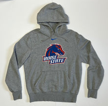 Load image into Gallery viewer, Men’s Pre-Owned Gray Nike Boise State University Hoodie, Size Medium
