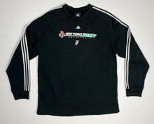 Load image into Gallery viewer, Men’s Pre-Owned Black adidas WNBA New York Liberty Long Sleeve Sweatshirt, Size Large
