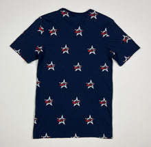 Load image into Gallery viewer, Men’s Pre-Owned Blue White &amp; Red Nike Americana Stars and Swooshes Short Sleeve Tee, Size Small
