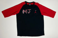 Load image into Gallery viewer, Men’s Pre-Owned Black Nike Michael Jordan Custom Painted Short Sleeve Tee, Size XXL
