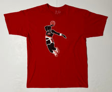 Load image into Gallery viewer, Men’s Pre-Owned Red Casual Industries Clyde Drexler Portland Trailblazer Theme Shirt, Size Large
