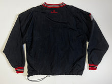 Load image into Gallery viewer, Men’s Pre-Owned Black Champion Portland Trailblazers V-Neck Pullover Jacket, Size Large
