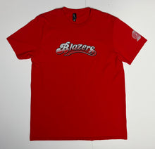 Load image into Gallery viewer, Men’s Pre-Owned Red District Portland Trailblazers “Blazers” Short Sleeve Tee, Size Large
