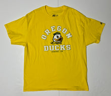 Load image into Gallery viewer, Men’s Pre-Owned Yellow Russell University Of Oregon Ducks Short Sleeve Tee, Size XL
