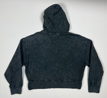 Load image into Gallery viewer, Women’s Pre-Owned Dark Gray “Acid Washed” Hoodie, Size XS
