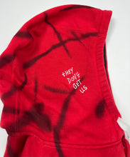 Load image into Gallery viewer, Men’s Pre-Owned Custom Painted “GSG” Red Nike Air Jordan Jumpman Snap Up Hoodie, Size XL
