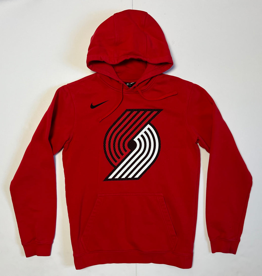 Men’s Pre-Owned Nike Portland Trailblazers Pinwheel Logo Hoodie, Size Small