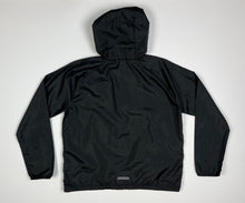 Load image into Gallery viewer, Women’s Pre-Owned Black Nike Essential Water Repellant Lightweight Full Zip Hooded Running Jacket, Size XL
