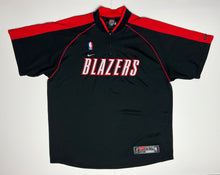 Load image into Gallery viewer, Men’s Pre-Owned Black Nike Portland Trailblazers Short Sleeve Warmup Top, Size XXL
