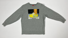 Load image into Gallery viewer, Women’s Pre-Owned Gray Nike Graphic Nike Shoe Crew Neck Sweatshirt, Size XS
